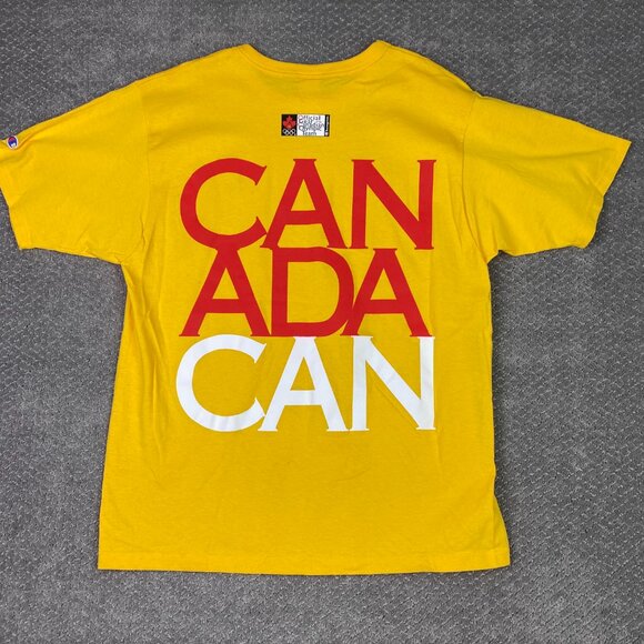 Vintage NWOT Champion Team Canada Olympics T Shirt Men's XL Made in the USA - Picture 1 of 11